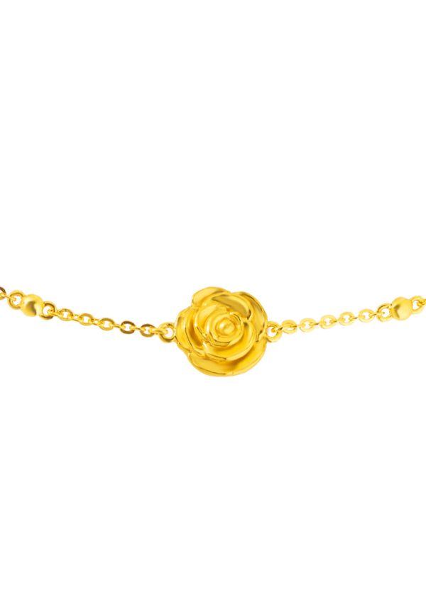 TOMEI Petals of Love Bracelet, Yellow Gold 916 Supply