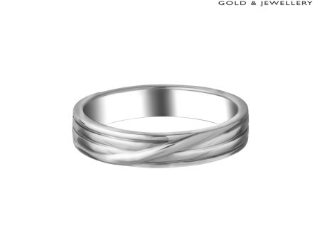 TOMEI Homme Collections, Men s Ring, Silver 925+Palladium Hot on Sale