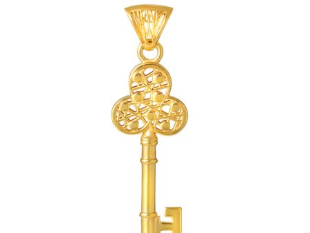 TOMEI Lusso Italia Key Pendant, Yellow Gold 916 Fashion