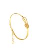 TOMEI Lusso Italia Knot Bangle, Yellow Gold 916 Online