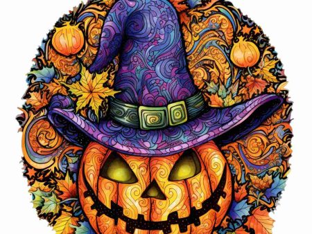 Witch s Brew Pumpkin Halloween - Jigsaw Puzzle Hot on Sale