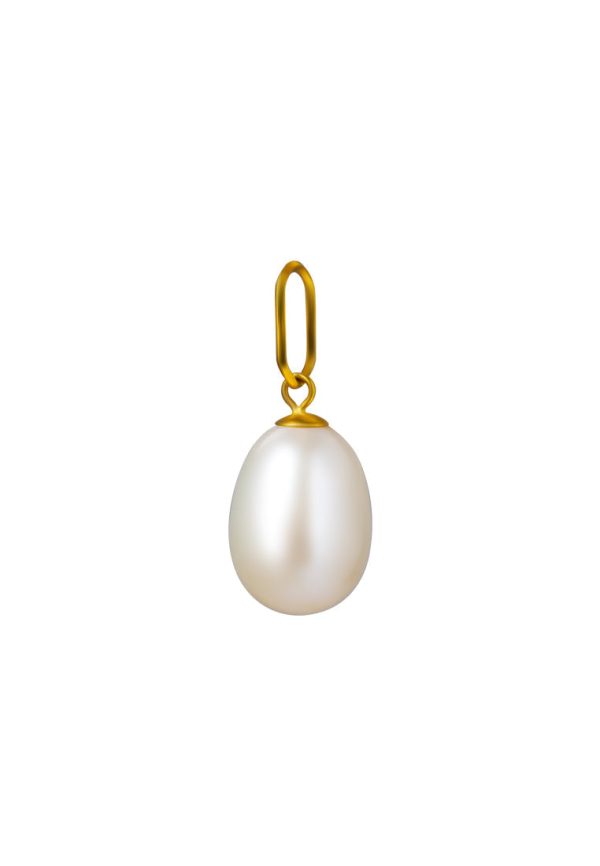 TOMEI [Online Exclusive] Minimalist Pearl Pendant, Yellow Gold 750 Cheap