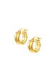 TOMEI Lusso Italia Chunky Duo Earrings, Yellow Gold 916 Supply