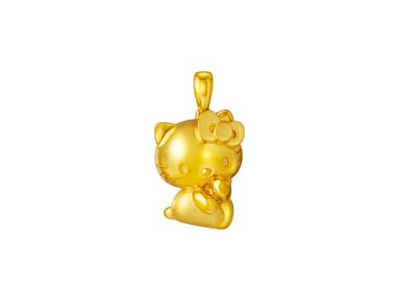 TOMEI X SANRIO Hello Kitty Pendant, Yellow Gold 916 For Discount