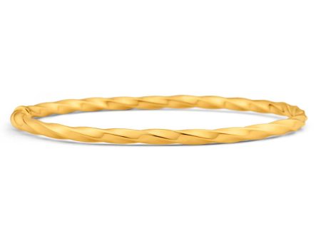 9ct Magnificent Yellow Gold Copper Filled Bangle Online now