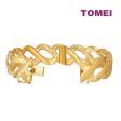 TOMEI Puteri Braided Bangle, Yellow Gold 916 Fashion