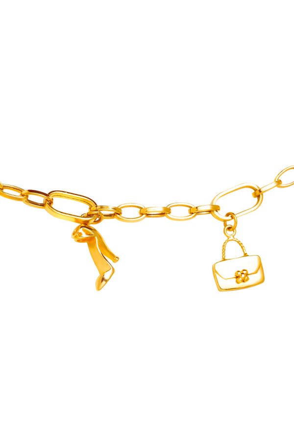 TOMEI Lusso Italia Girls Night Out Bracelet, Yellow Gold 916 on Sale