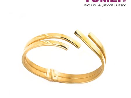 TOMEI Bangle, Yellow Gold 916 Cheap