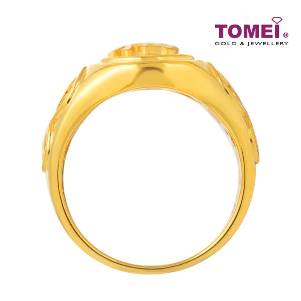 TOMEI Fu & Fortune Ring, Yellow Gold 916 Cheap